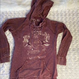 AFFLICTION HOODIE SZ M